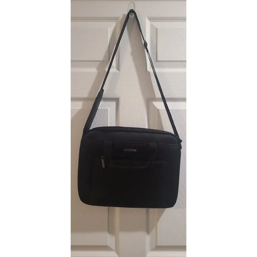Samsonite Black Travel Carry-on Laptop Shoulder Bag 13